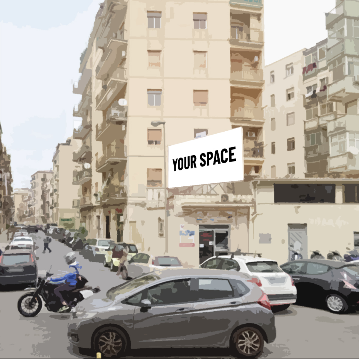 SPAZIO PUBBLICITARIO 600 x 300 Piazza Principe di Camporeale (PALERMO) Dal 19/10/2026 al 01/11/2026 14 giorni
